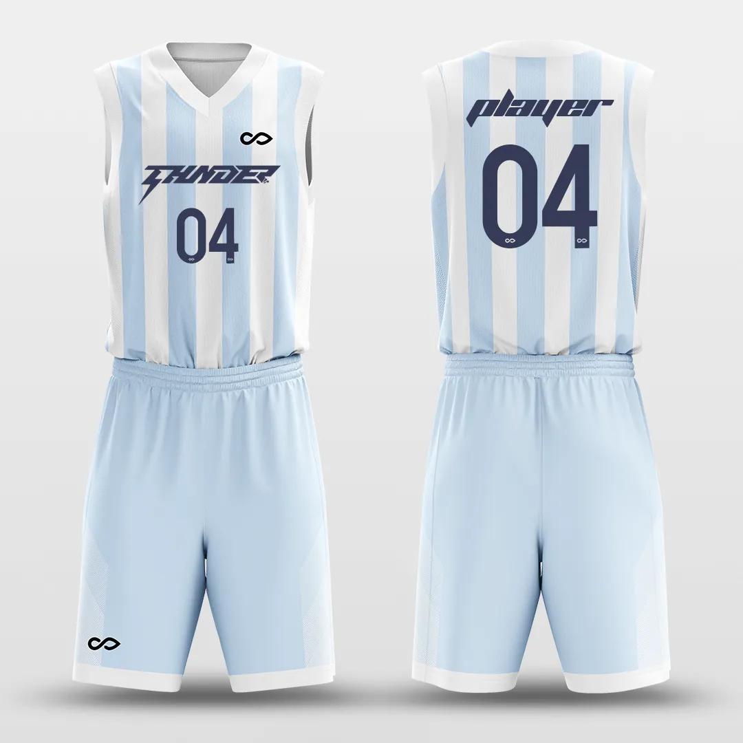 Argentina - Custom Sublimated Basketball Uniform Set