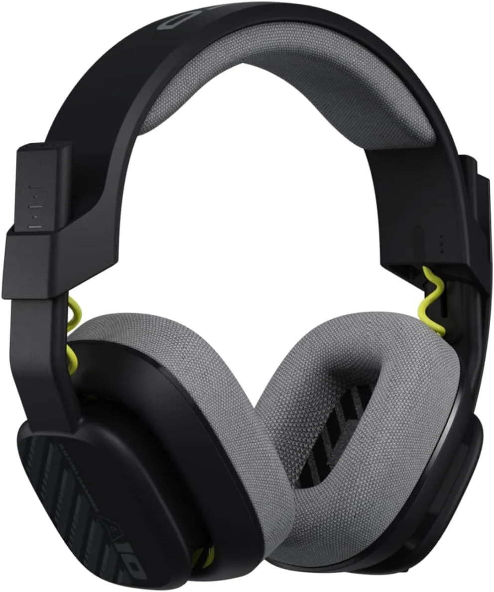 ASTRO A10 Gen 2 Wired Gaming Headset, Over-Ear with Flip-to-Mute Mic, 32mm Drivers, Compatible with PlayStation & PC - Black