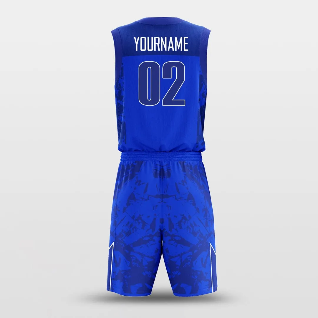 At Will - Customized Basketball Jersey Design Blue Print