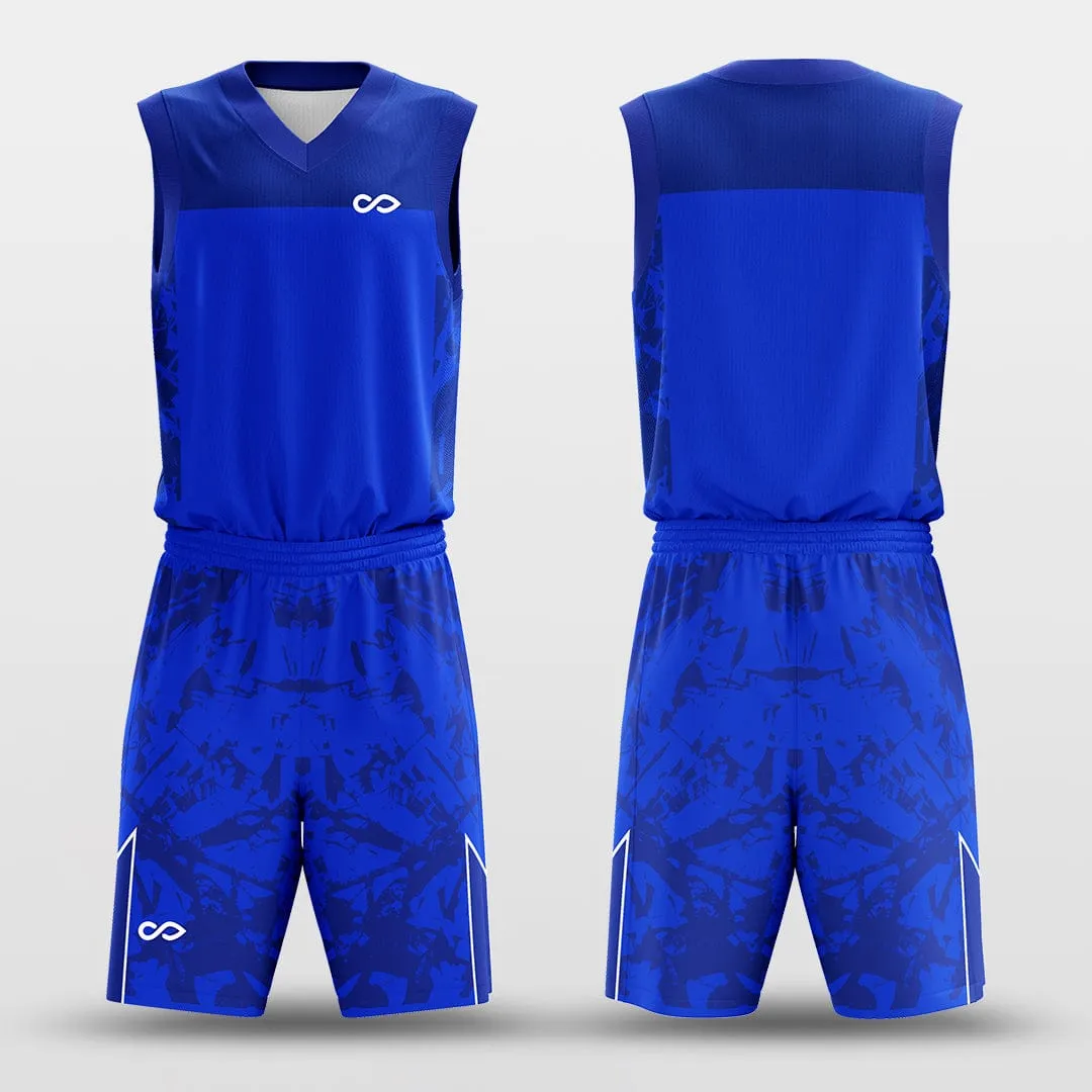 At Will - Customized Basketball Jersey Design Blue Print