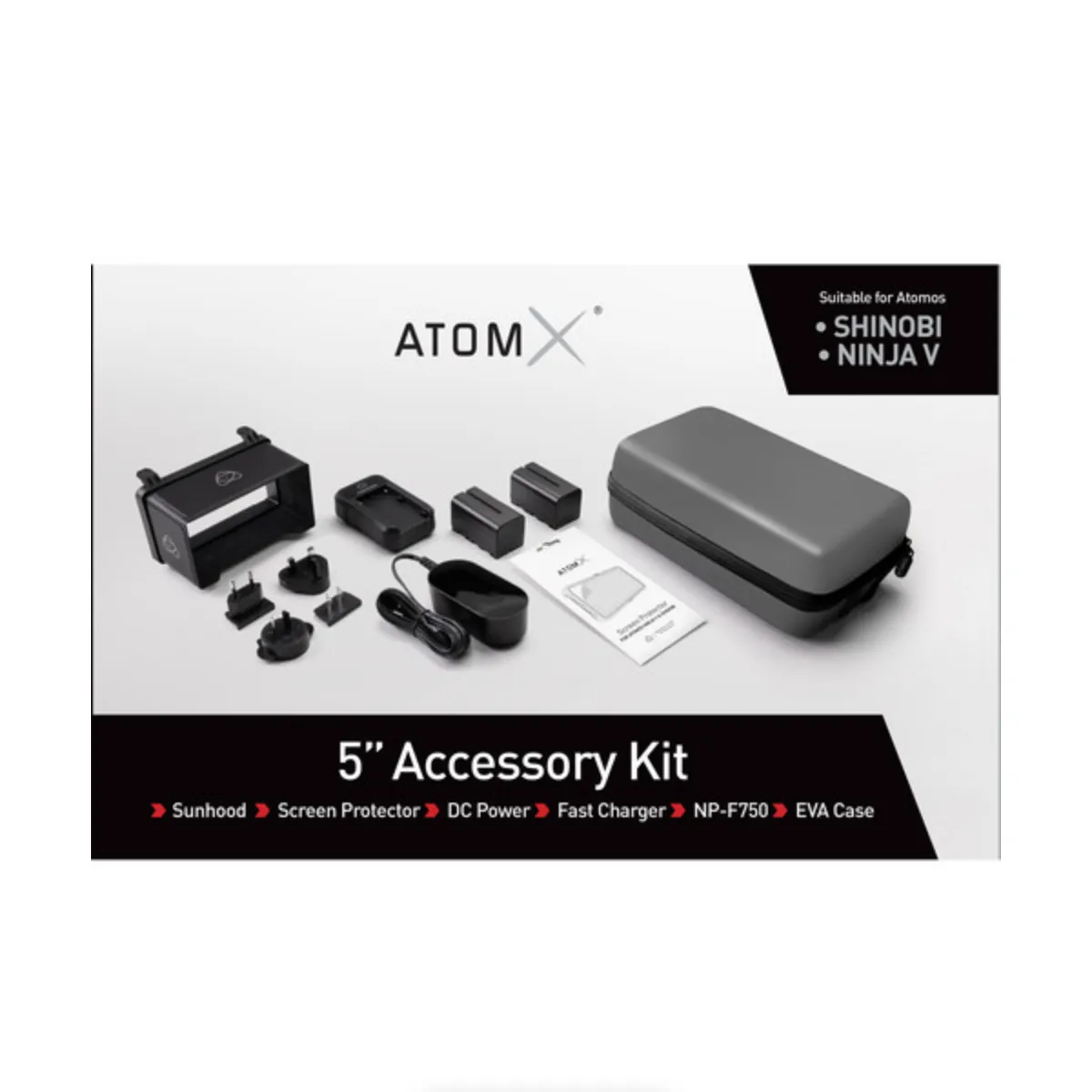 Atomos 5" Accessory Kit for Shinobi, Shinobi SDI, Ninja V Monitors