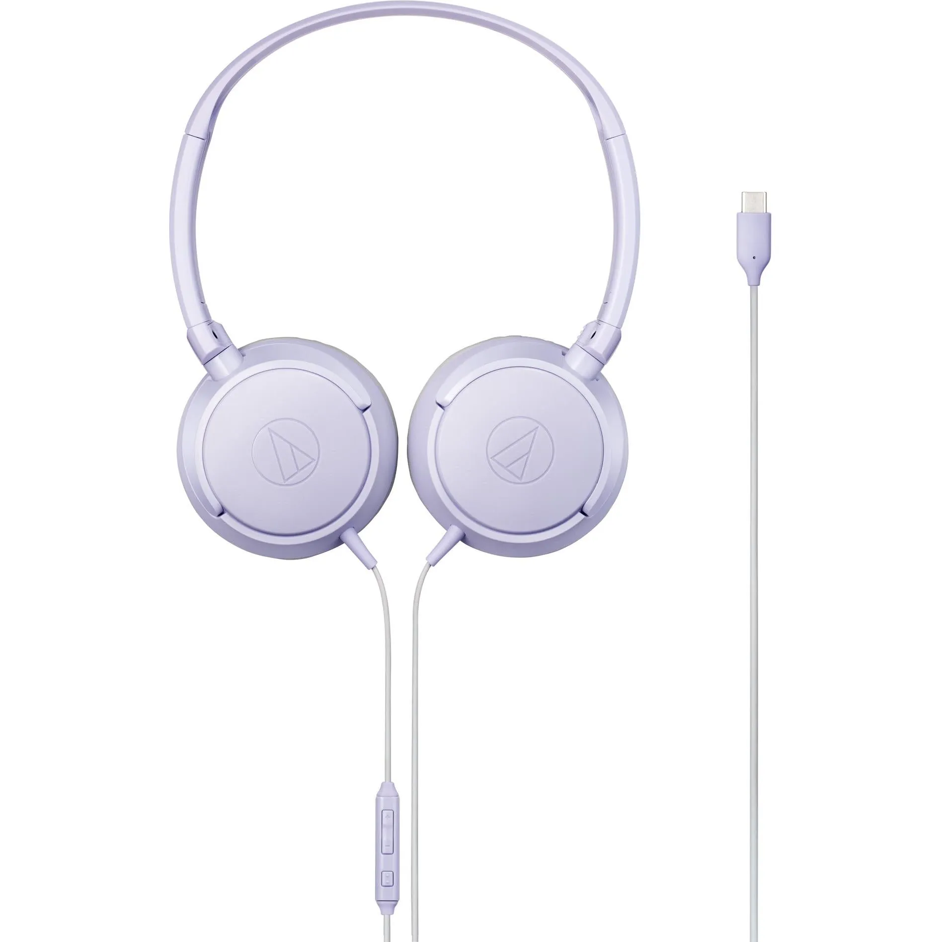 Audio-Technica ATH-S120 USB-C On-Ear Headphones (Light Violet)