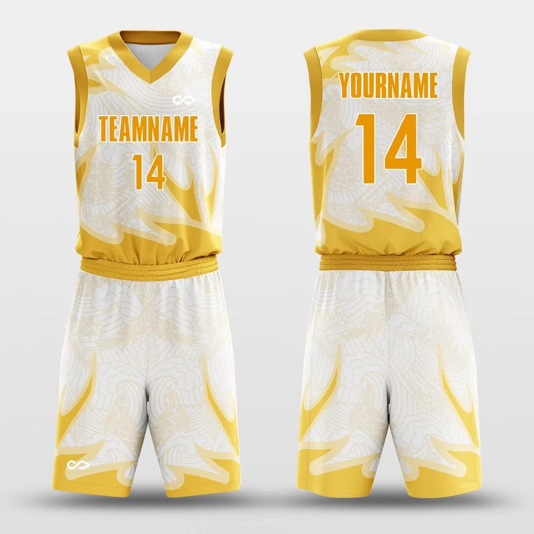 Auspicious sign Dragon - Customized Basketball Jersey Set Design BK160130S