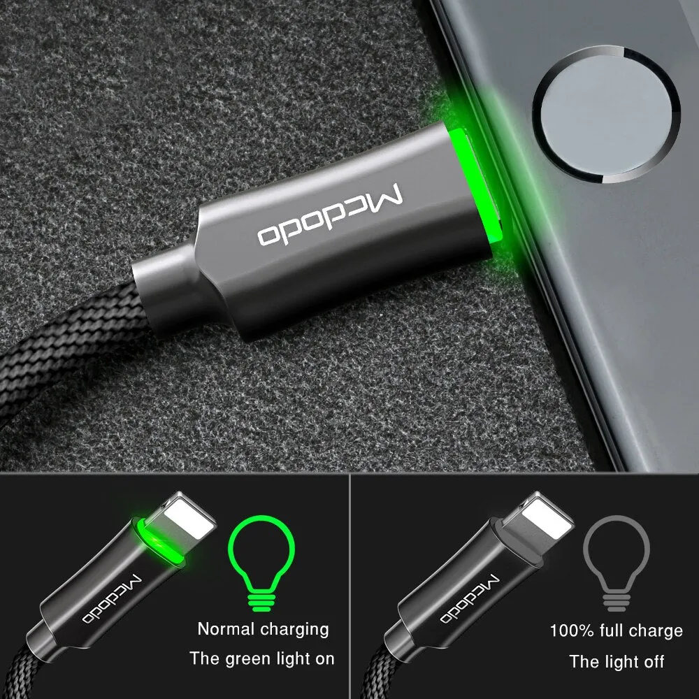 Auto Disconnect Fast Charging Cable For iPhone