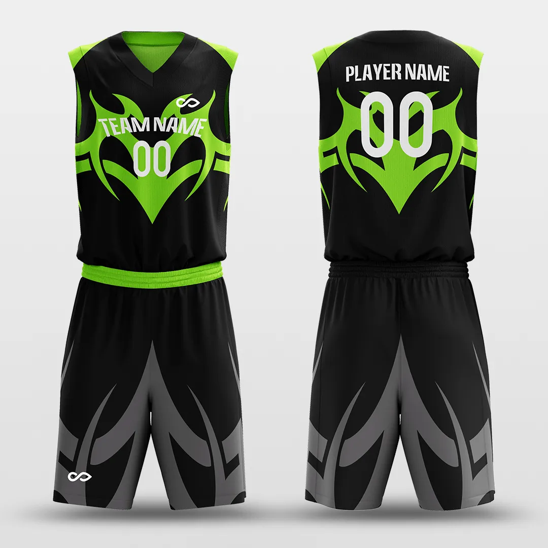 Baron - Customized Kid's Reversible Sublimated Basketball Set