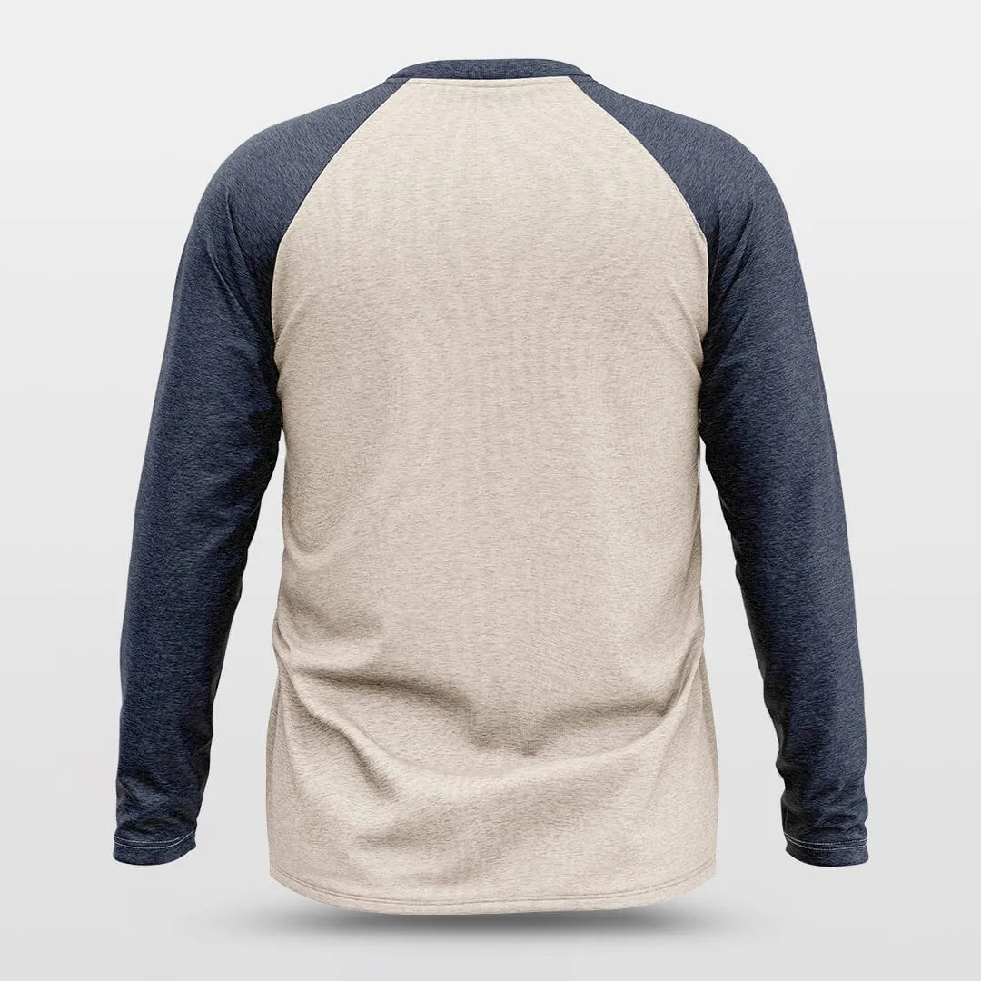 Basic Dark Blue - Customized Baggy Long Sleeve Shooting Jersey