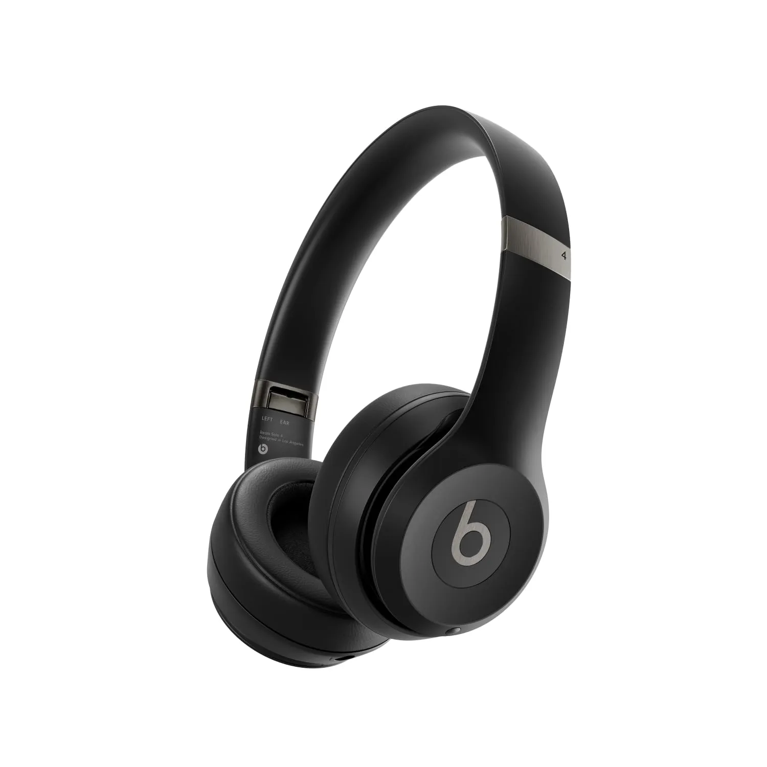 Beats Solo 4 - Wireless Bluetooth On-Ear Headphones, Apple & Android Compatible, Up to 50 Hours of Battery Life - Matte Black