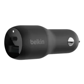 Belkin Ccb004btbk Mobile Device Charger Smartphone, Tablet Black Cigar Lighter, Usb Fast Charging Indoor, Outdoor