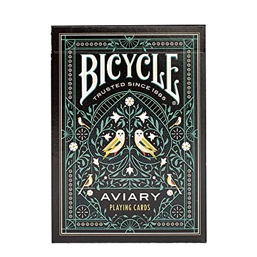 Bicycle Aviary Playing Cards for All Ages,Pack of 1