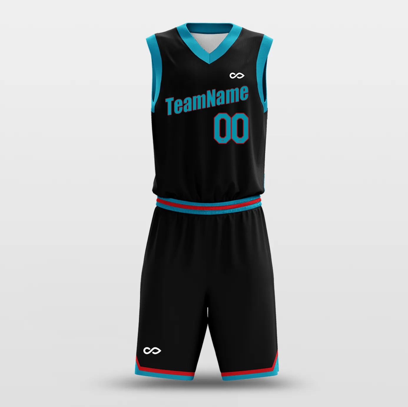 Black Blue - Custom Basketball Jersey Design for Team