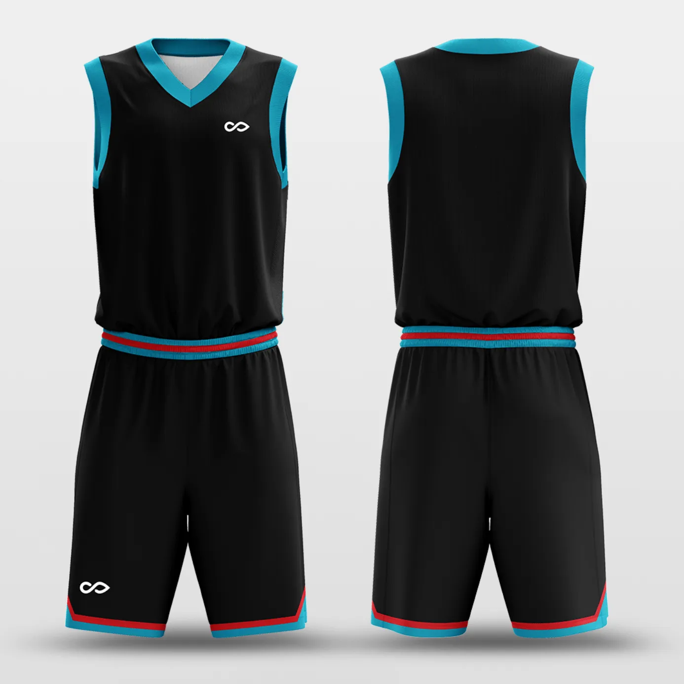 Black Blue - Custom Basketball Jersey Design for Team