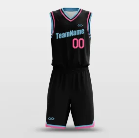 Black Blue Pink - Customized Basketball Jersey Design