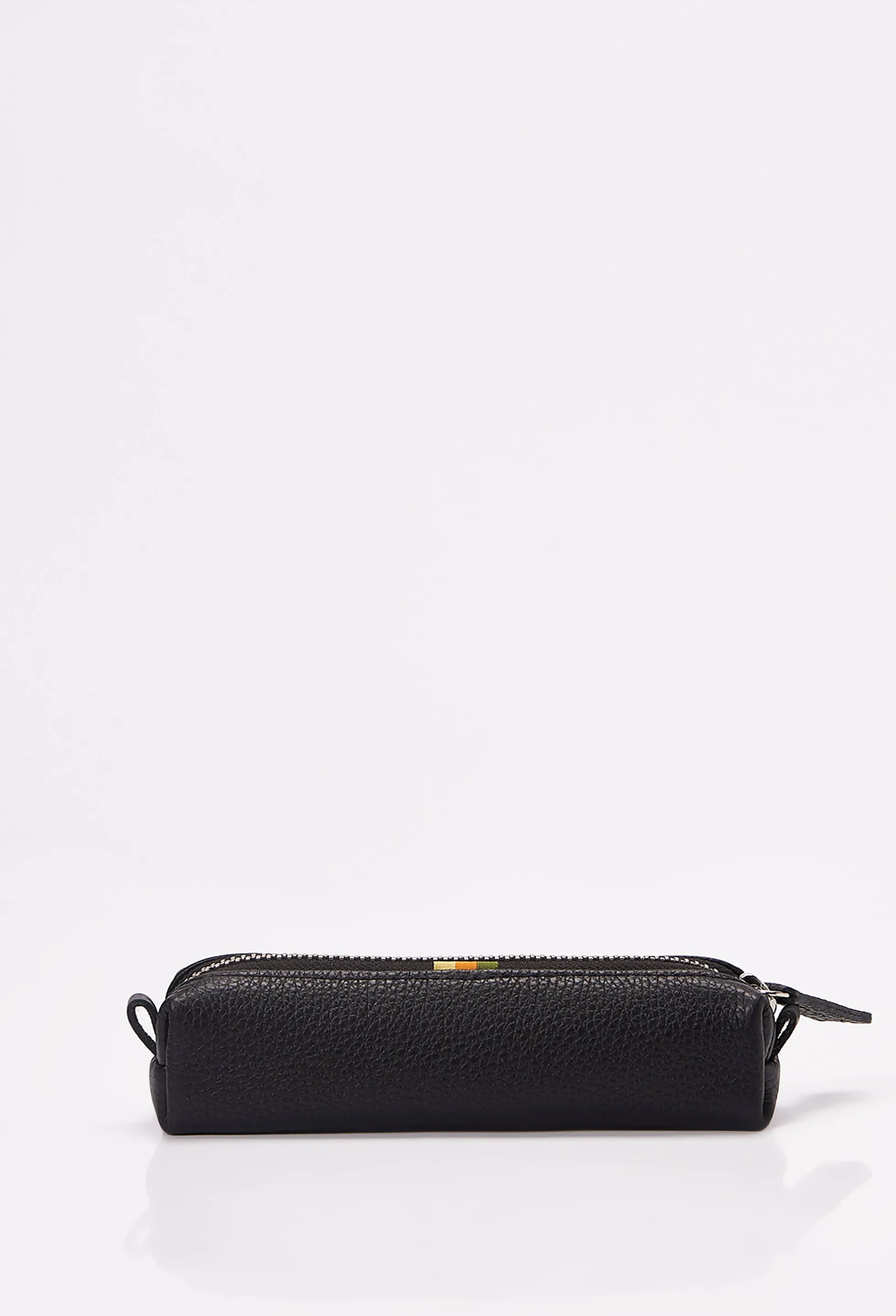 Black Leather Pencil Case