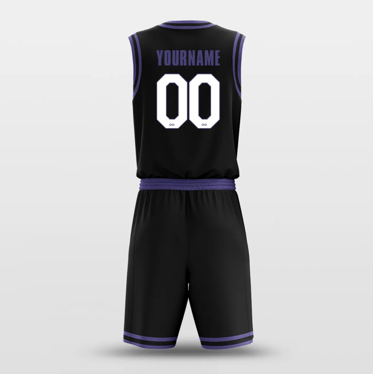 Black Purple - Custom Basketball Jersey Design for Team