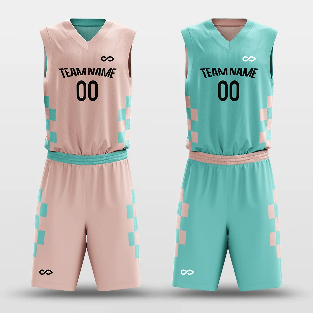 Blocks - Customized Reversible Sublimated Basketball Set