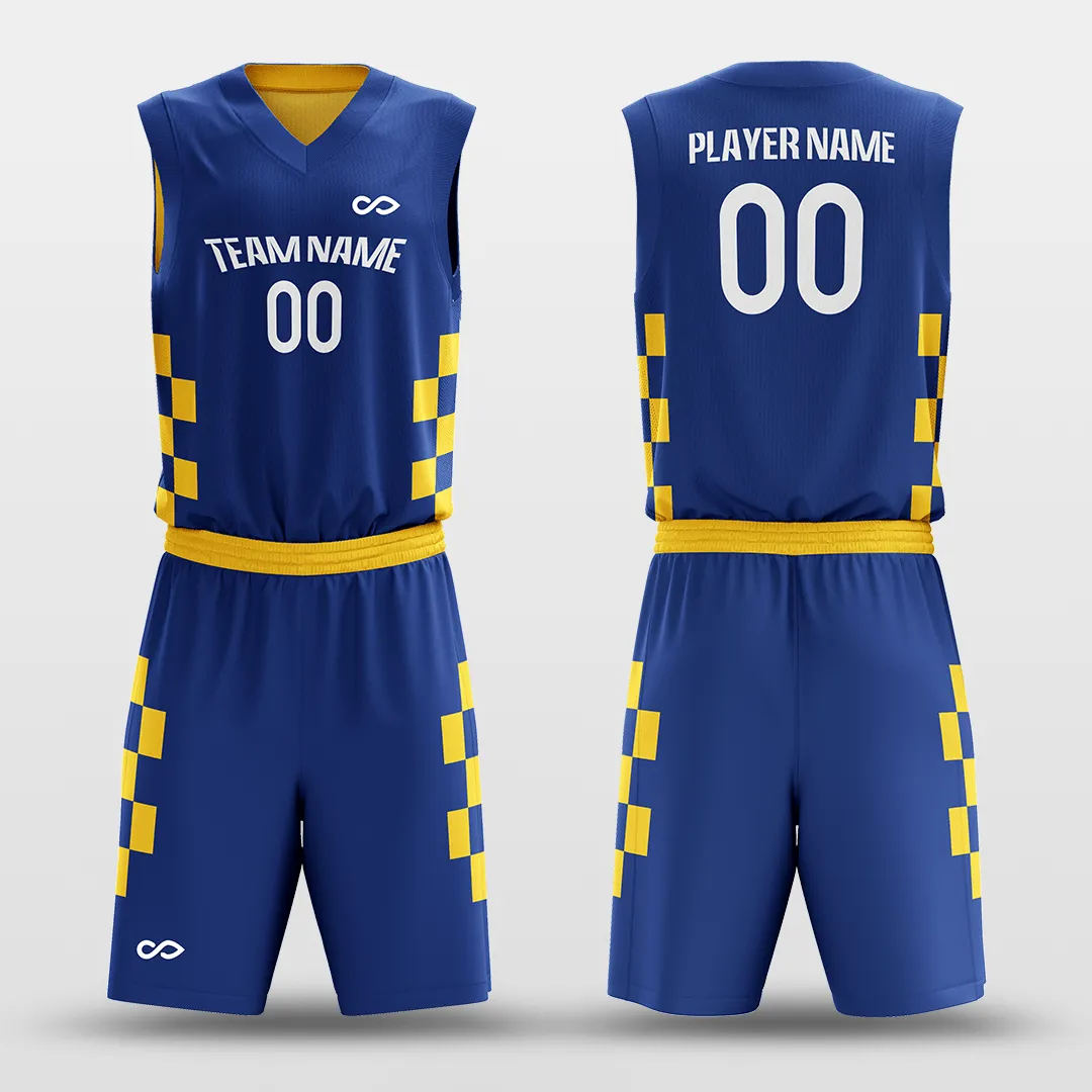 Blocks - Customized Reversible Sublimated Basketball Set