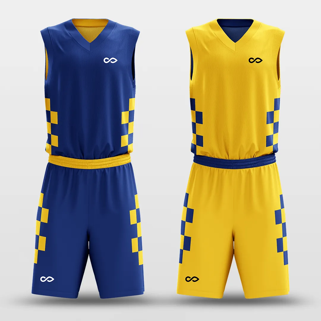 Blocks - Customized Reversible Sublimated Basketball Set