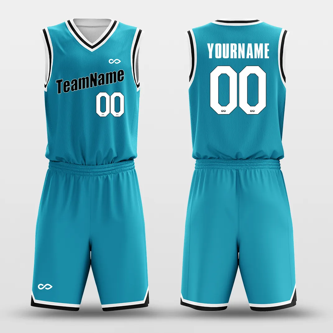 Blue Black - Custom Basketball Jersey Design for Team