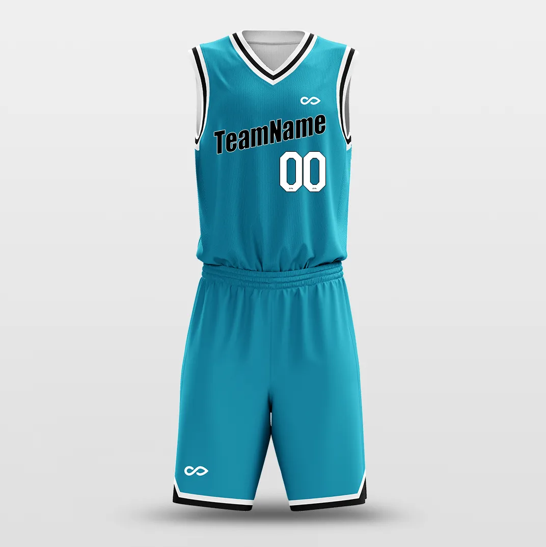 Blue Black - Custom Basketball Jersey Design for Team