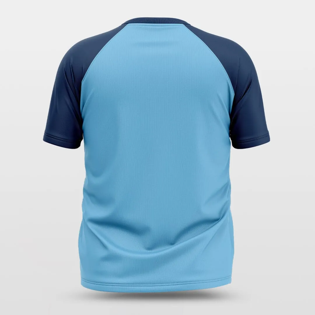 Blue Lightning- Customized Short Sleeve Jersey Loose Shoulder