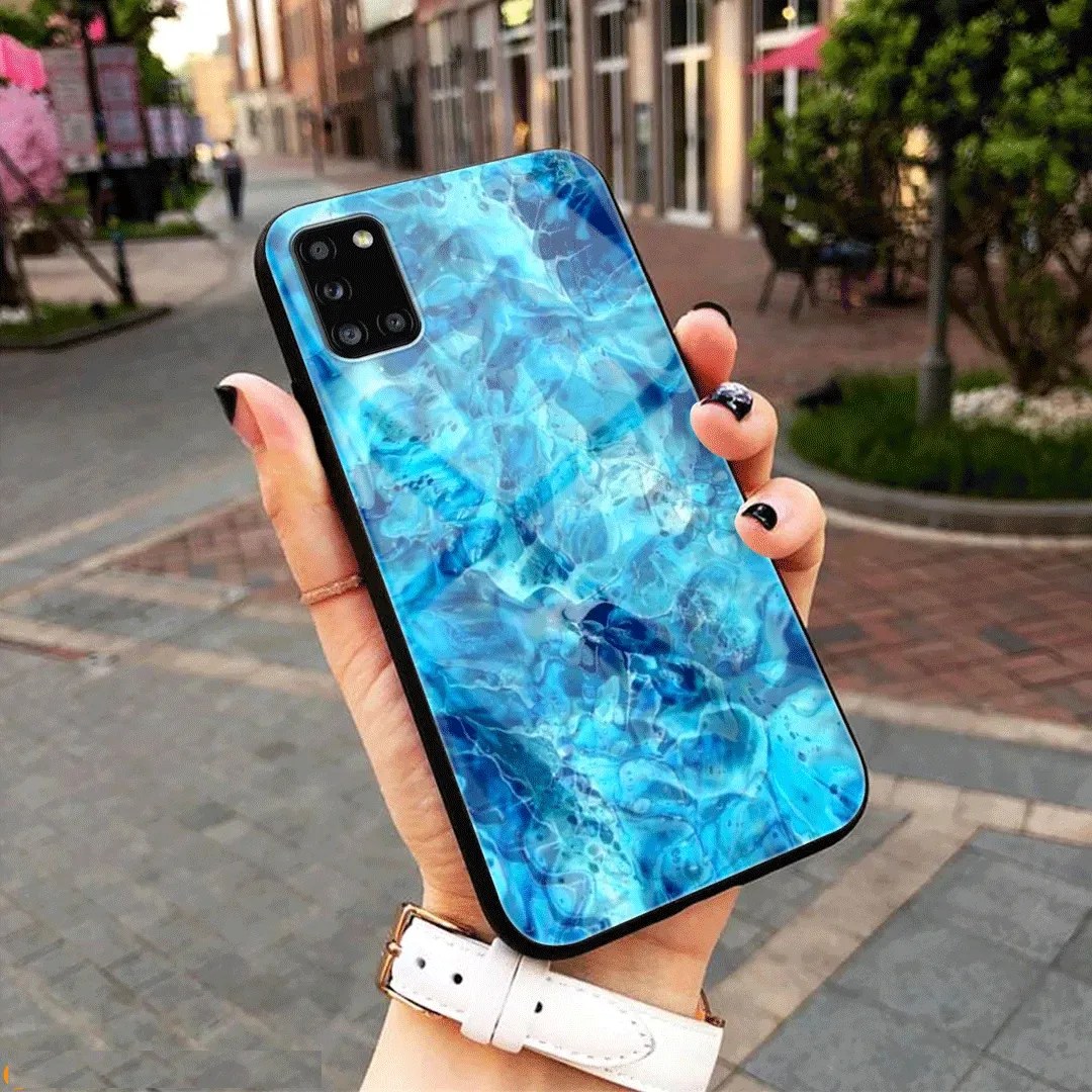 Blue Marble Trending Designs Premium Glass Case All Models