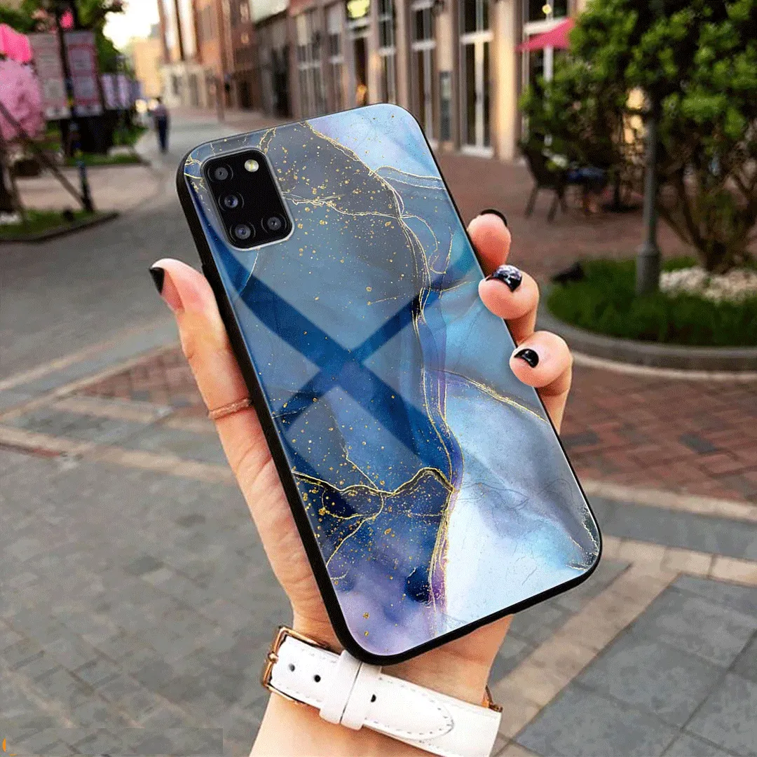 Blue Marble Trending Designs Premium Glass Case All Models