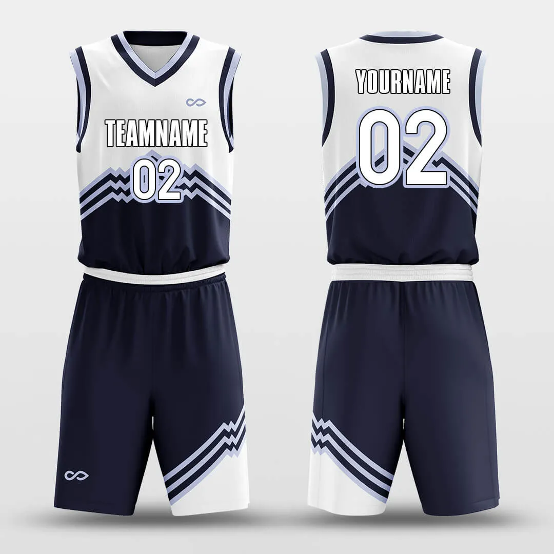 Blue Mountain - Customized Basketball Jersey Set Sublimated