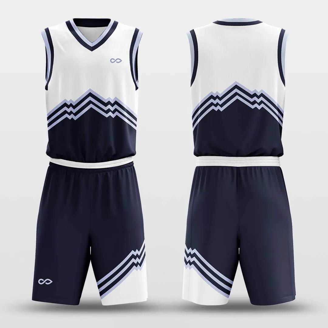 Blue Mountain - Customized Basketball Jersey Set Sublimated