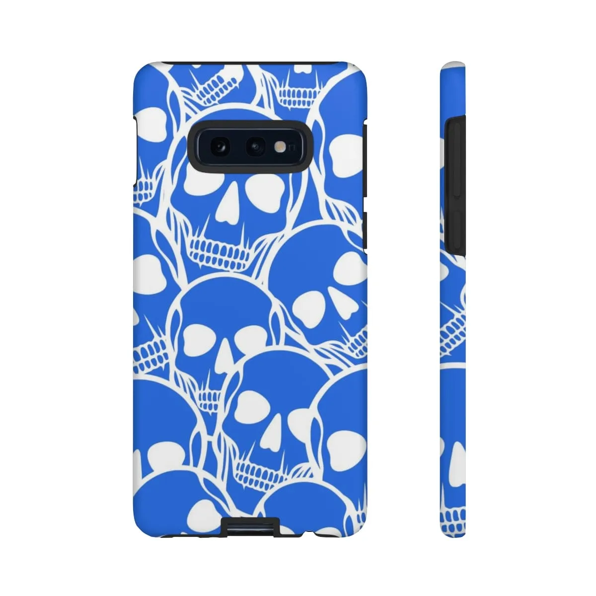 Blue Skulls Heads Tough Cell Phone Case For Iphone & Samsung Cases