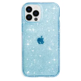 Blue Stardust Glitter iPhone Case