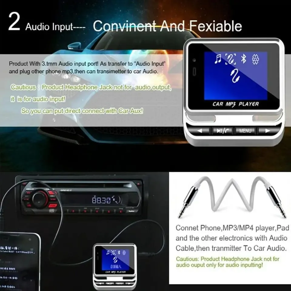 Bluetooth Built-in dashboard Fast Charger Audio host Car Radio Car MP3 Player S3948686