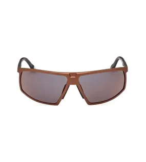 BMW Men's Green Rectangular Sunglasses