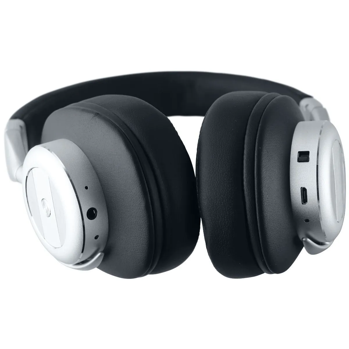 BOHM B76 Wireless Bluetooth Over-Ear Noise Canceling Headphones - Black / Silver