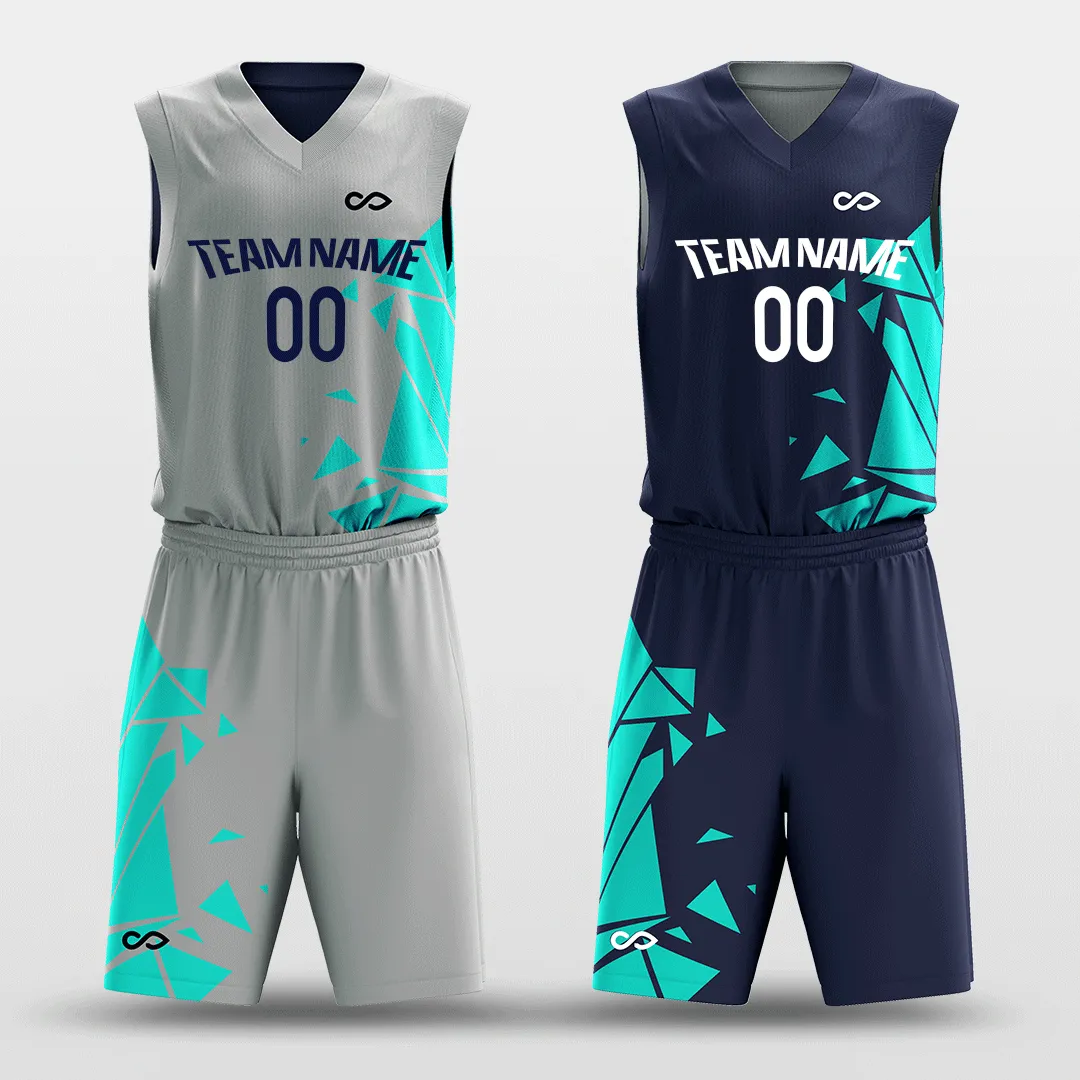 Broken - Customized Reversible Sublimated Basketball Set