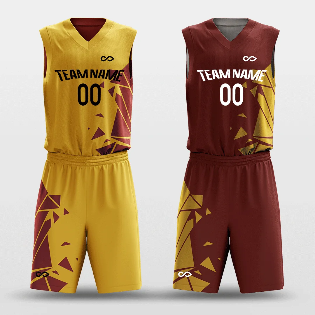 Broken - Customized Reversible Sublimated Basketball Set