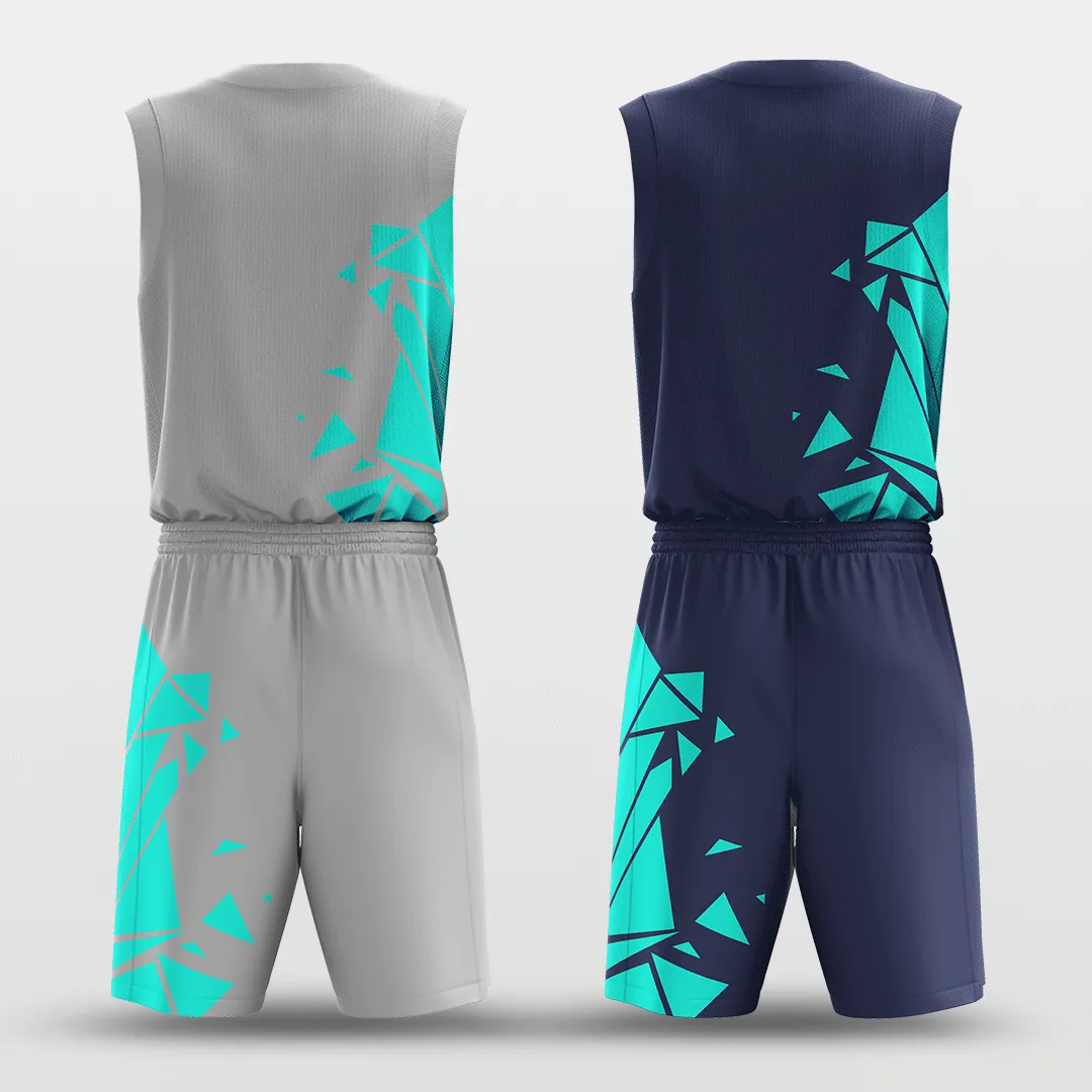 Broken - Customized Reversible Sublimated Basketball Set