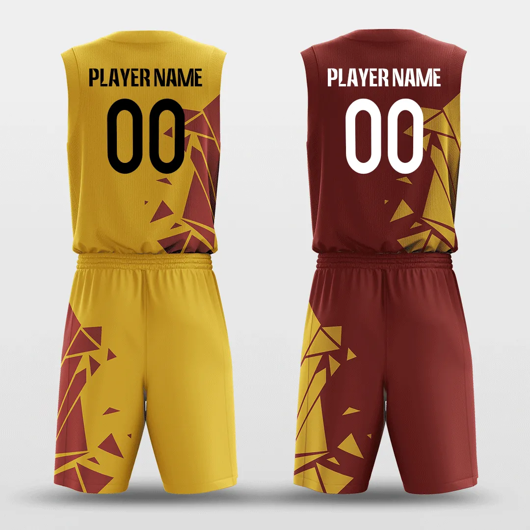 Broken - Customized Reversible Sublimated Basketball Set