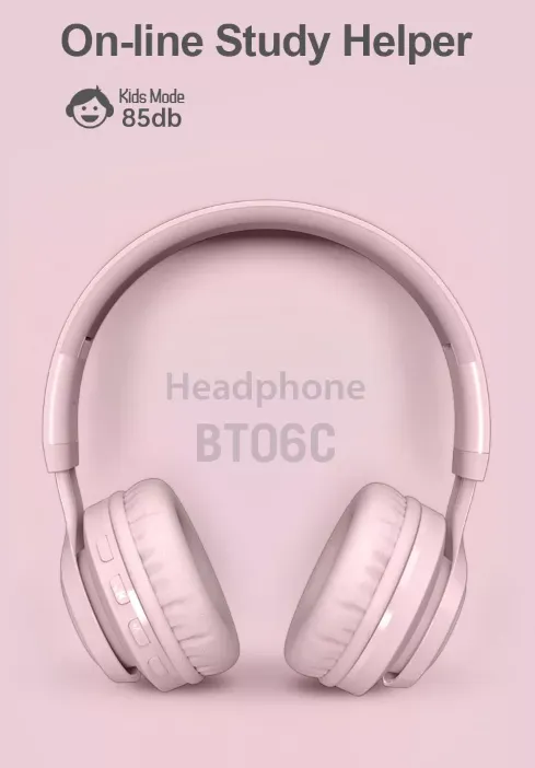 BT06C LED Light Bluetooth Luminous Heavy Bass Stereo Wireless Headphones with Noise Safe Control