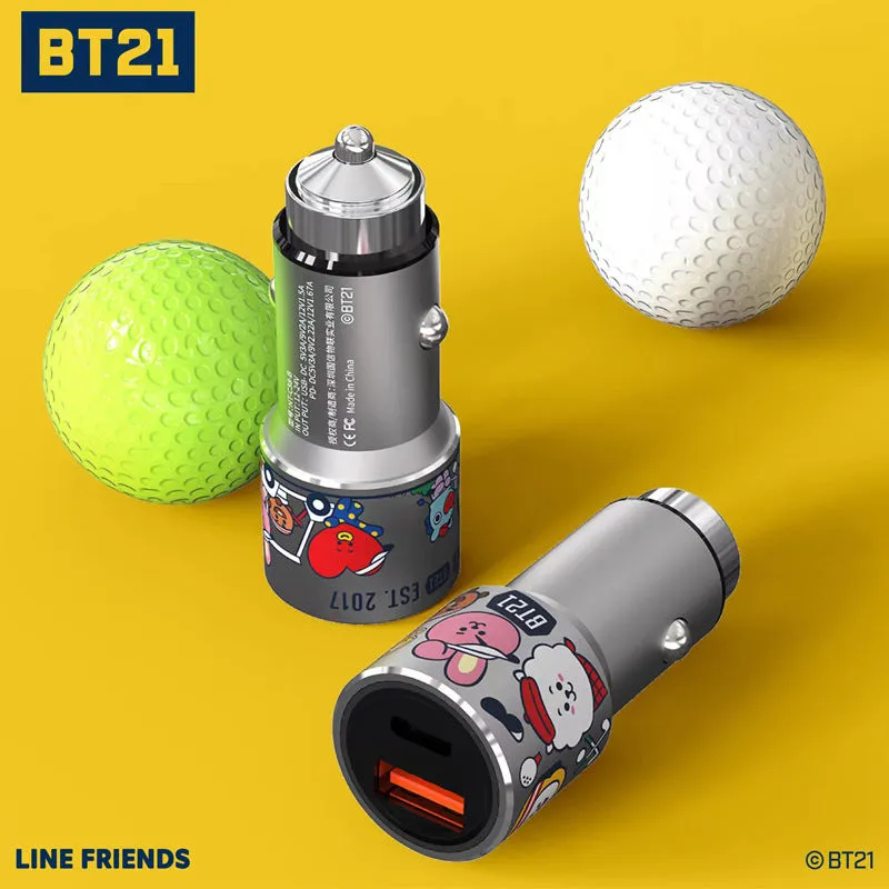 BT21 Hole in One 38W Fast Charging Car Charger