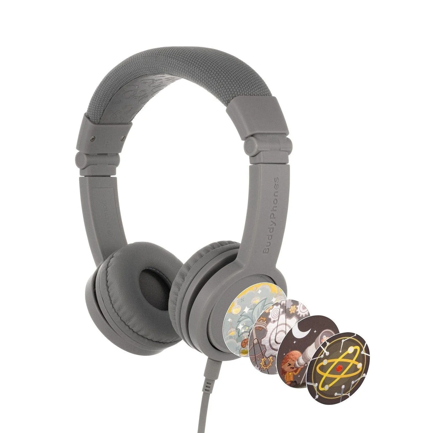 BuddyPhones Explore  Wired Inline Mic Headphones