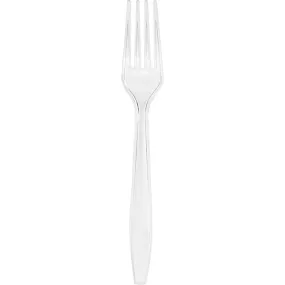 Bulk Clear Bulk Plastic Forks (600 per Case)