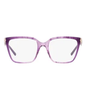 Bvlgari Women Violet Square Optical Frame