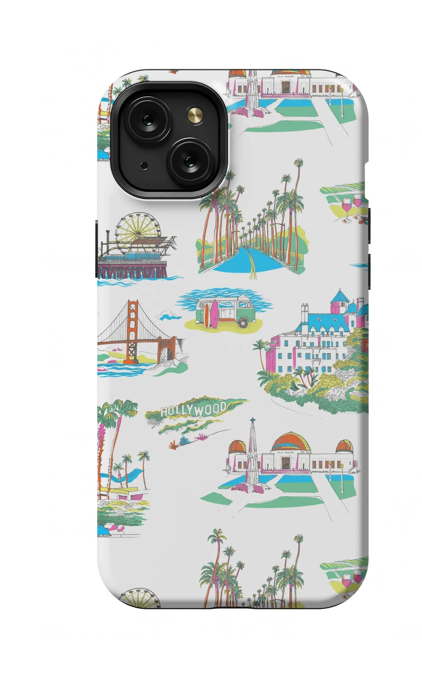 California Toile iPhone Case