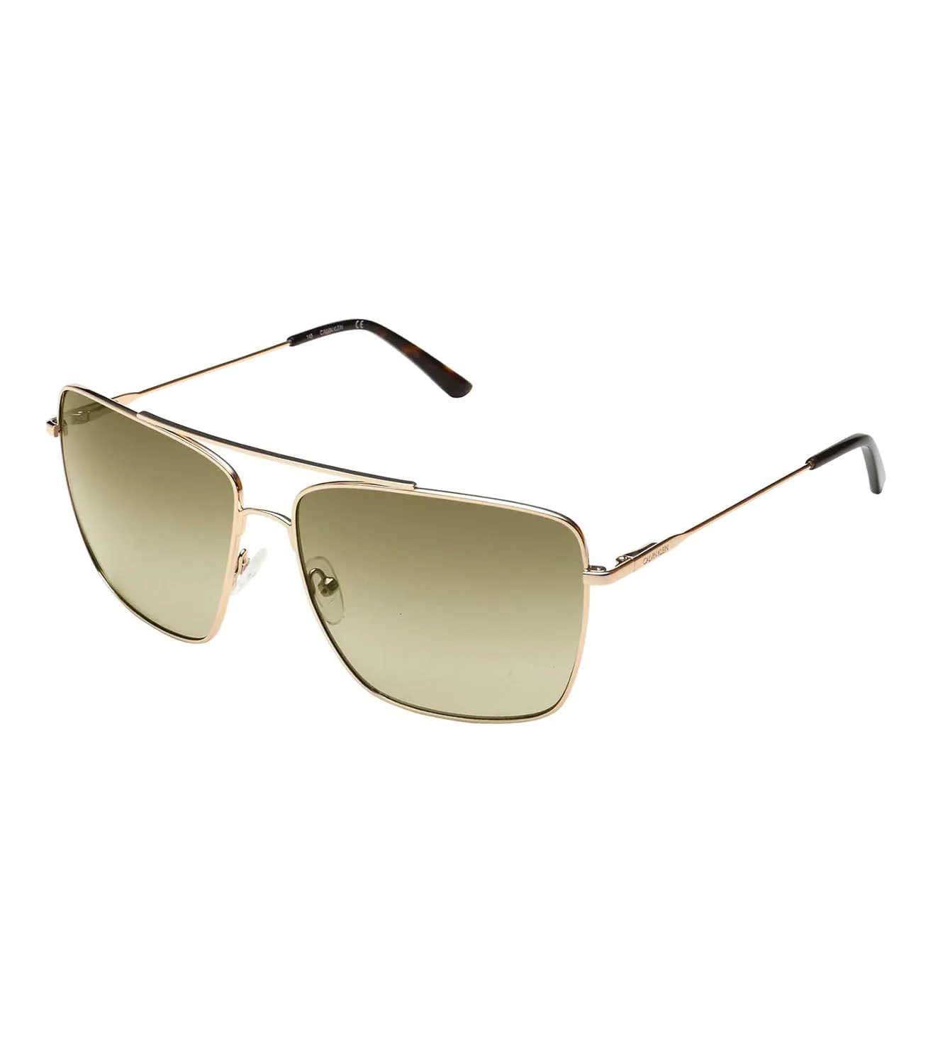 Calvin Klein Men's Brown Square Sunglasses