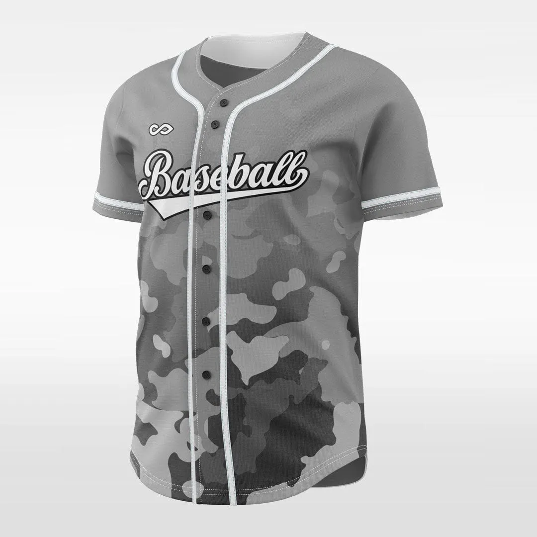 Camouflage 2 - Customized Men's Sublimated Button Down Baseball Jersey