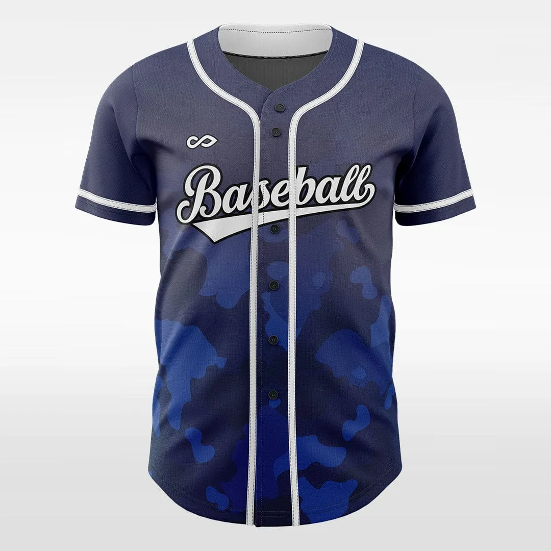 Camouflage 2 - Customized Men's Sublimated Button Down Baseball Jersey