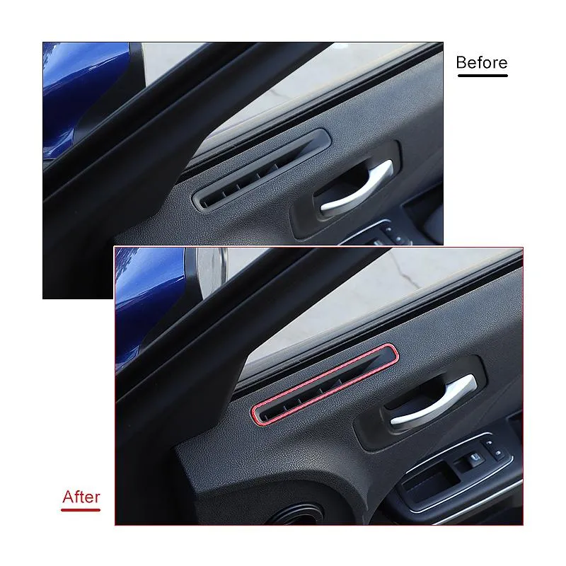 Carbon Fiber Interior Air Vent Outlet Cover Trim For Dodge Charger 2015  Accessories | CheroCar