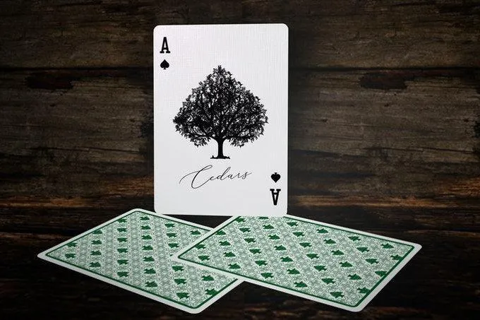 Cedar Playing Cards