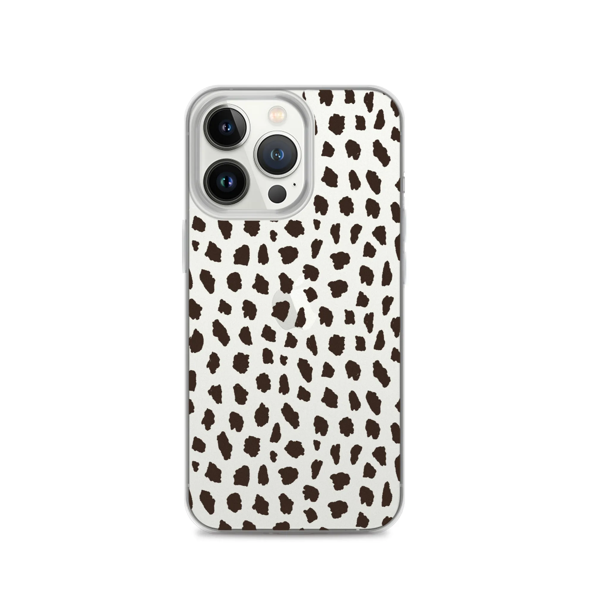 Cheetah Pattern Clear iPhone 14 13 12 Pro Max Case, Animal Print Cute Aesthetic iPhone 11 Mini SE 2020 XS Max XR X 8 7 Plus Transparent