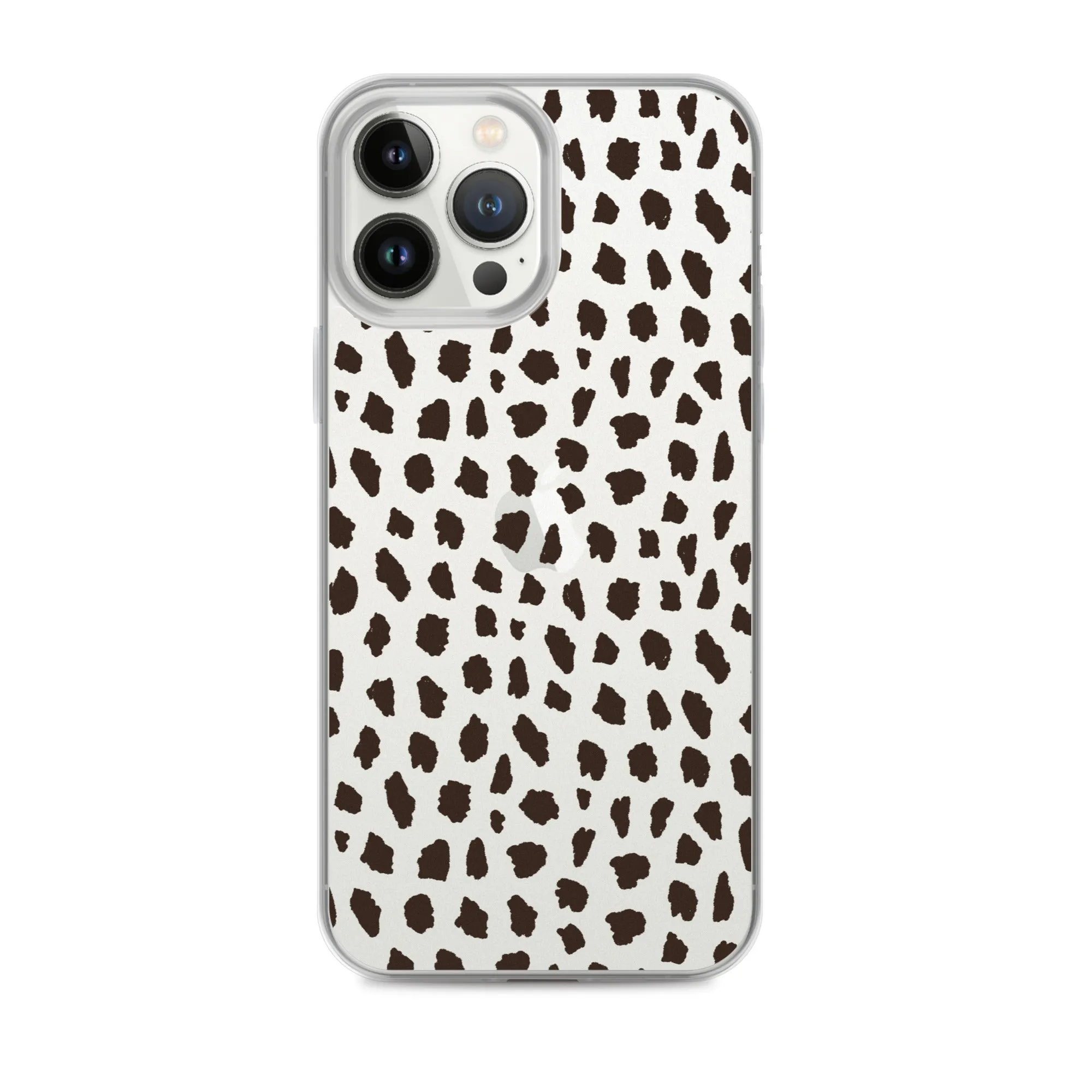 Cheetah Pattern Clear iPhone 14 13 12 Pro Max Case, Animal Print Cute Aesthetic iPhone 11 Mini SE 2020 XS Max XR X 8 7 Plus Transparent